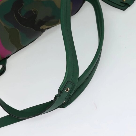 VALENTINO Studs Backpack Leather Camouflage - Picture 7 of 16